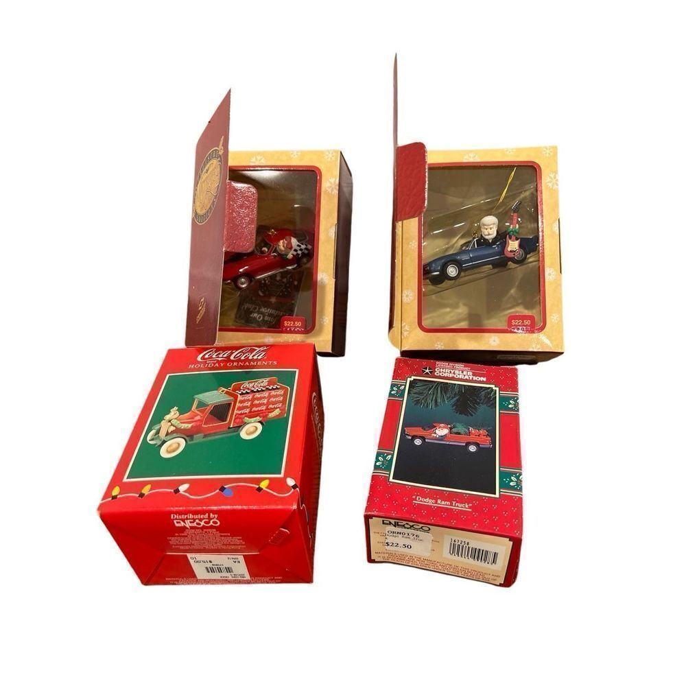 Lot of 4 vintage Enesco Ornaments
